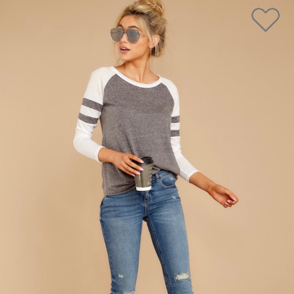 ❤️RAGLAN TOP, BASEBALL ,LONG SLEEVES,SMALL